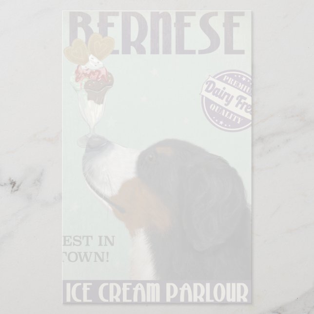 Papeterie Crème de glace bernoise (Devant)