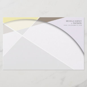 Papeterie Criss Cross Geometry Motif de style