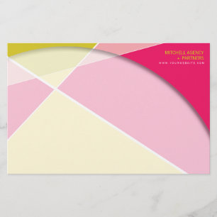 Papeterie Criss Cross Geometry Motif de style