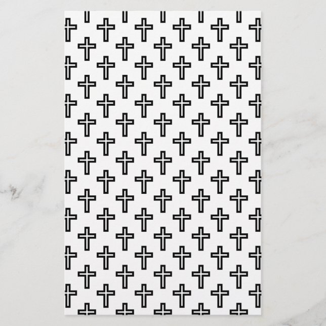 Papeterie Croix chrétienne (Devant)