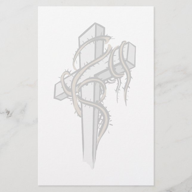 Papeterie Croix chrétienne stationnaire