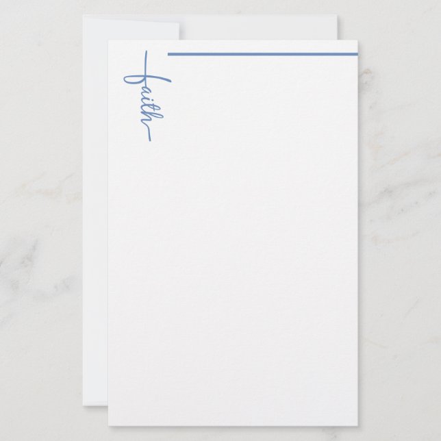 Papeterie Croix de la foi (Devant)