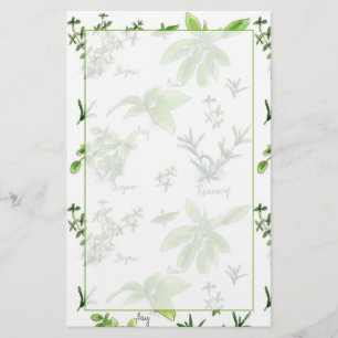 Papeterie Cuisine de cuisine Herbes Rosemary Basil