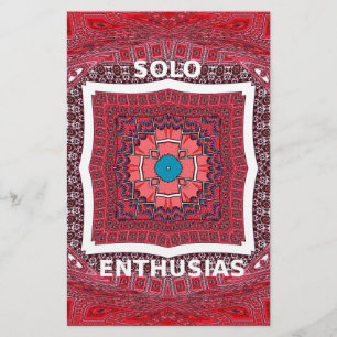 Papeterie Culture traditionnelle sindhi Ajrak Art Motif Impr