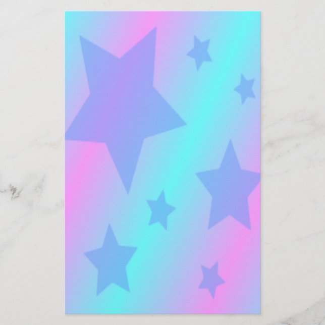 Papeterie Cute Blue Stars (Devant)