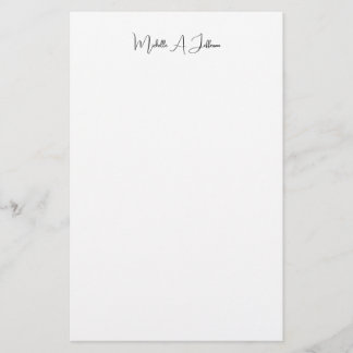 Papeterie Cute Calligraphy Créative tendance Nom personnalis