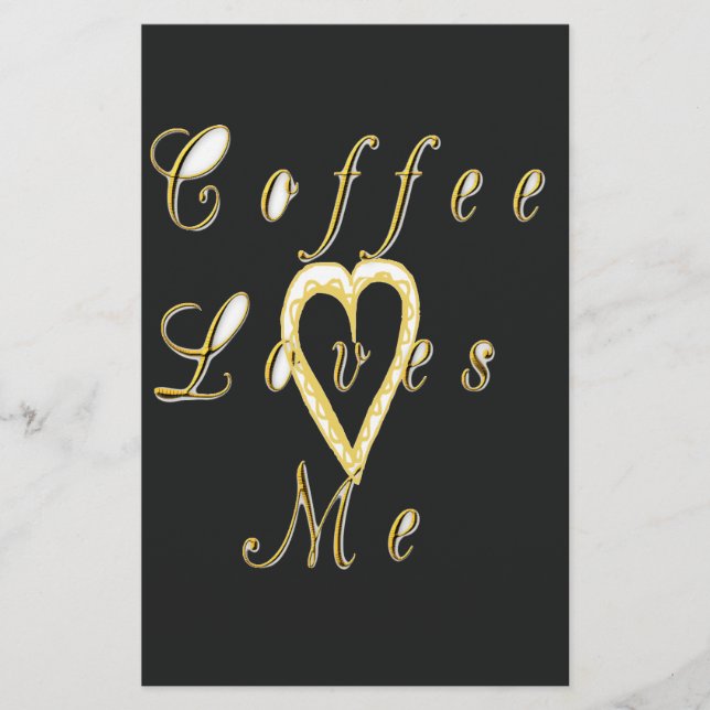 Papeterie Cute Nice et Lovely Café m'aime. (Devant)