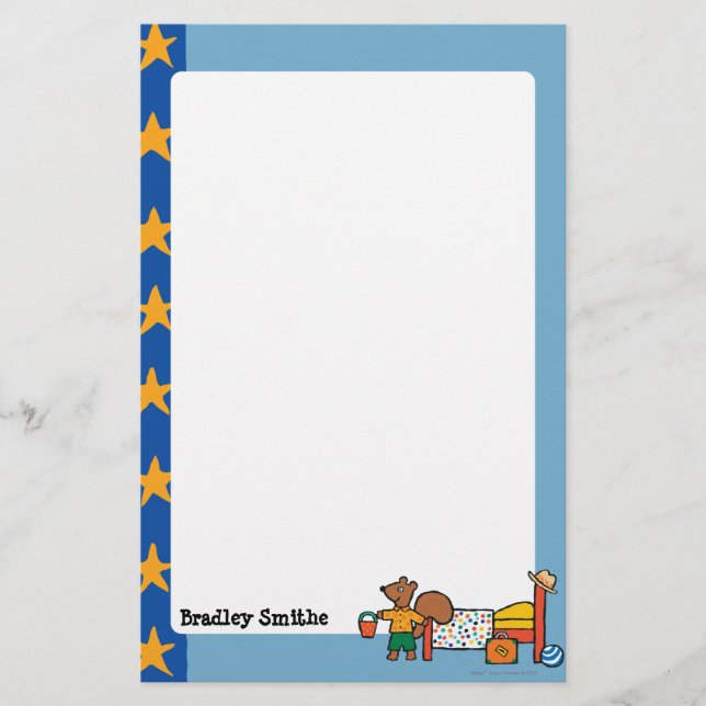 Papeterie Cyrille l'écureuil des vacances (Devant)