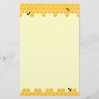 Papeterie d'abeilles et de nid d'abeilles