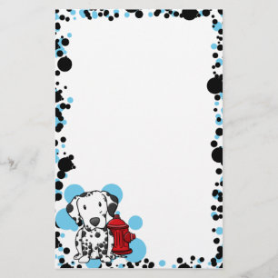 Papeterie dalmatienne de Kawaii (sans doublure)
