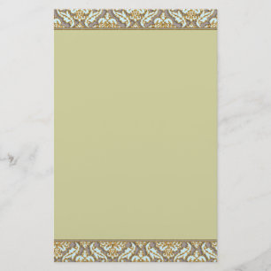 Papeterie Damas bleu et gris 100% papier Recyclé