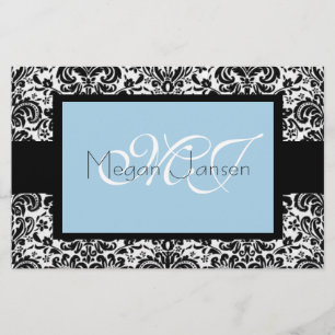 Papeterie Damas noir & blanc