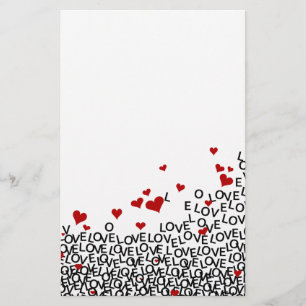 Papeterie d'amour de Saint-Valentin