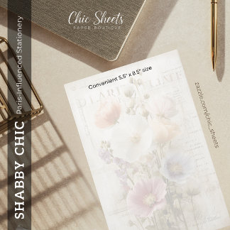 Papeterie dans le style Shabby Chic inspiré de Par