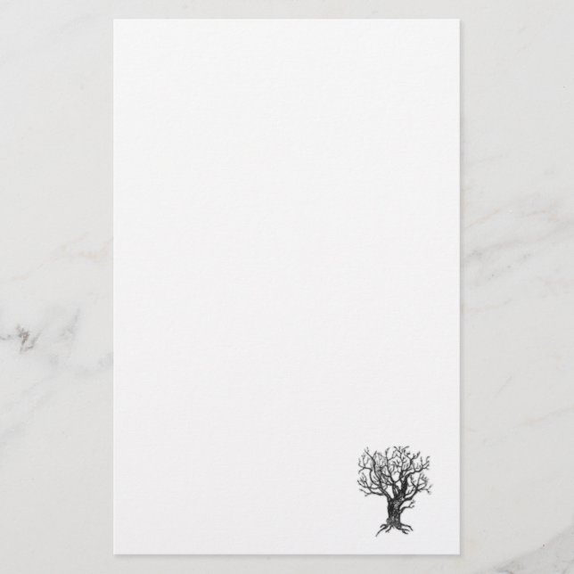 Papeterie d'arbre d'hiver (Devant)