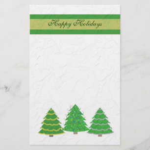 Papeterie d'arbres de Noël