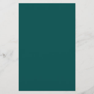 Papeterie Dark Teal Solid Color