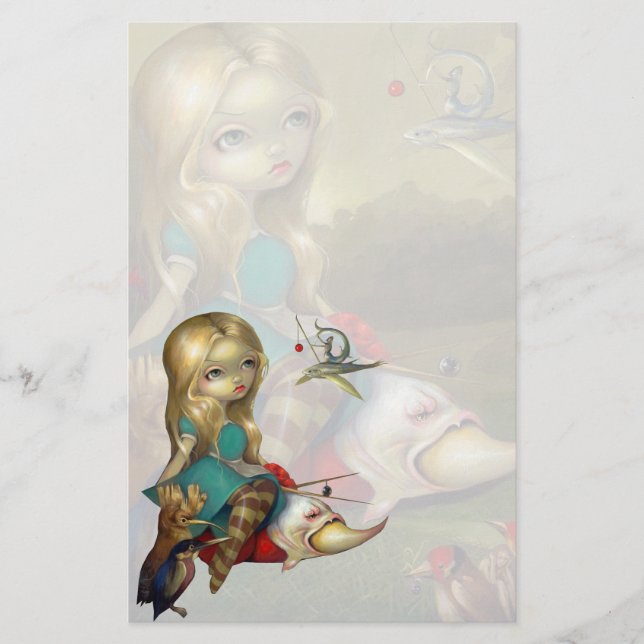 Papeterie de "Alice et des oiseaux de Bosch" (Devant)