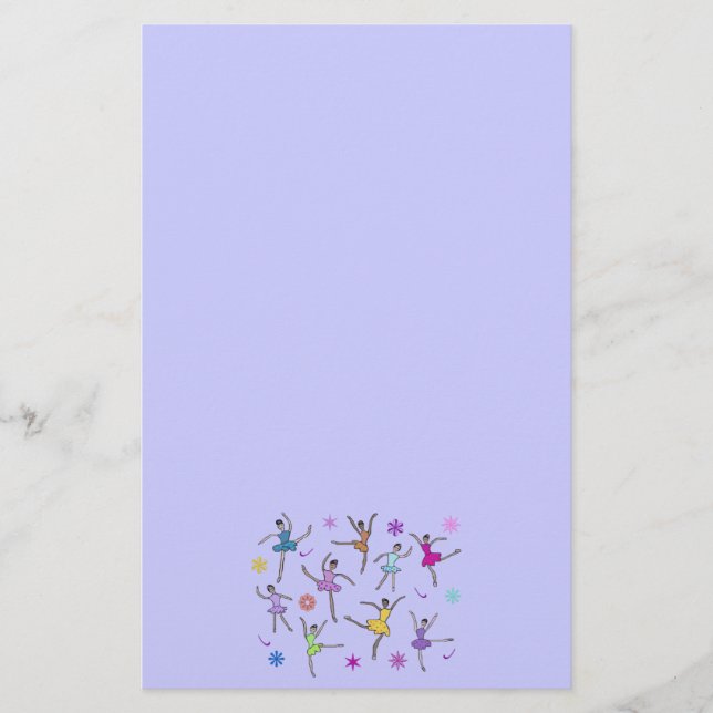 Papeterie de ballerines de danse (Devant)