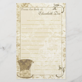 Papeterie "de casquette supérieur antique"