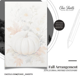 Papeterie de conception Shabby Chic Arrangement d'