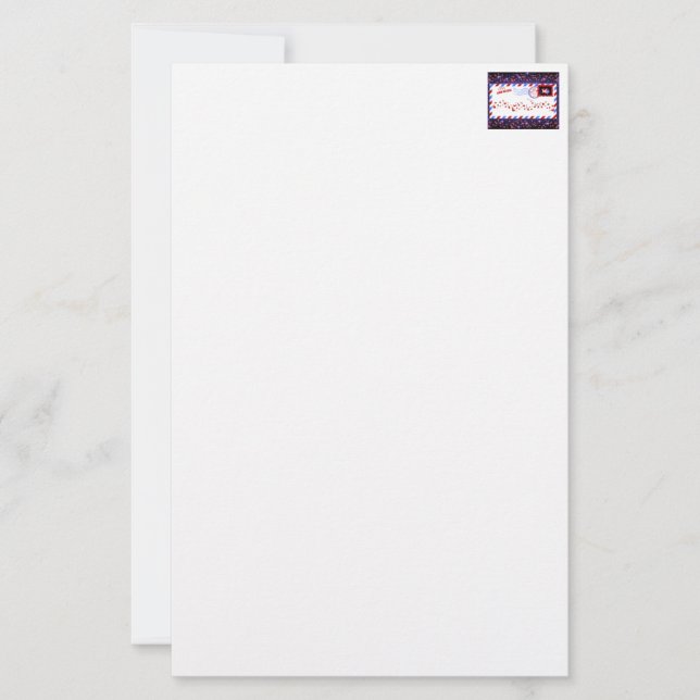 Papeterie de courrier aérien de la Saint-Valentin (Devant)