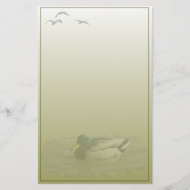 Papeterie de coutume de Mallard Drake (Devant)