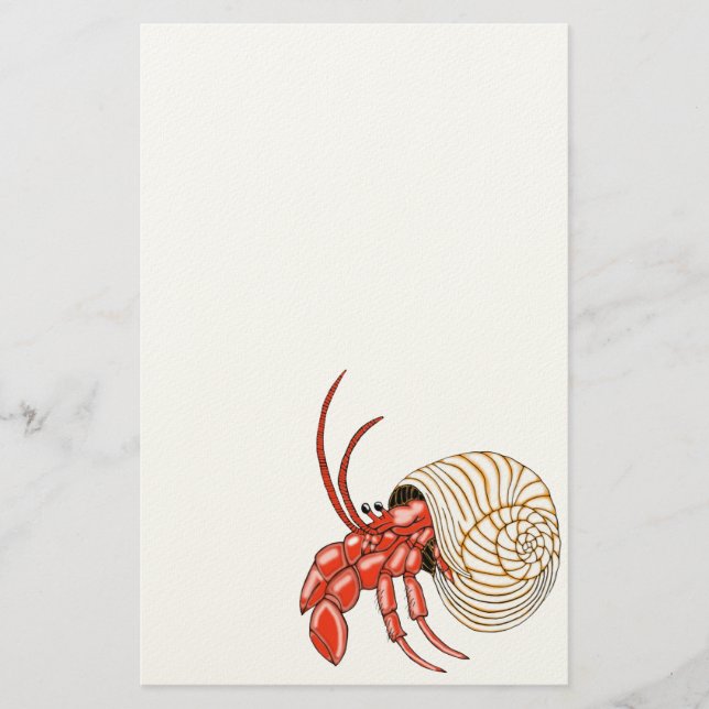 Papeterie de crabe ermite (Devant)