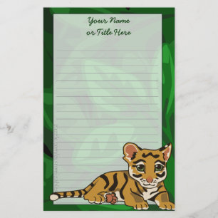 Papeterie de CUB de tigre