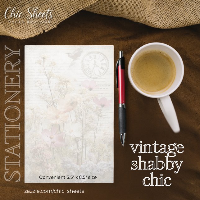 Papeterie de design vintage shabby chic (Créateur téléchargé)