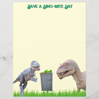 Papeterie de dinosaures amusants