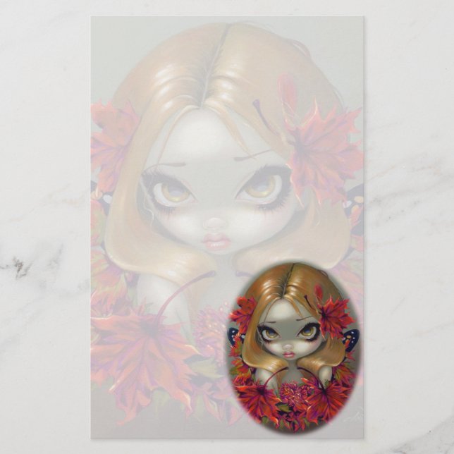 Papeterie "de fée d'érable rouge" (Devant)