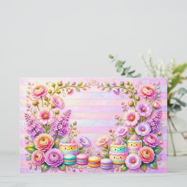 Papeterie de gâteau de rêve Kawaii (Debout devant)