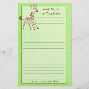 Papier A Lettre Afrique Zazzle Fr