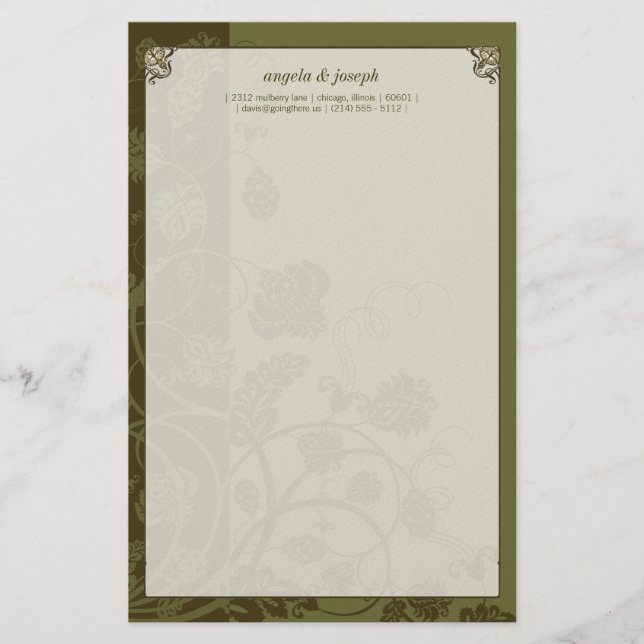 Papeterie de Handfasting (Devant)