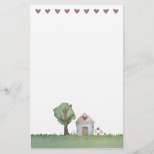 papeterie de jardin de maison d'amour