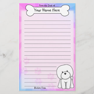 Papeterie de Kawaii Bichon Frise