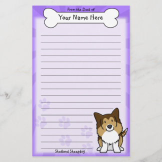 Papeterie de Kawaii Sheltie