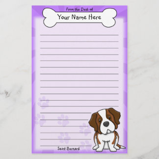 Papeterie de Kawaii St Bernard