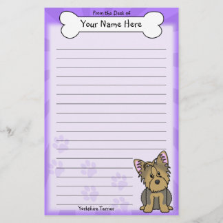 Papeterie de Kawaii Yorkshire Terrier