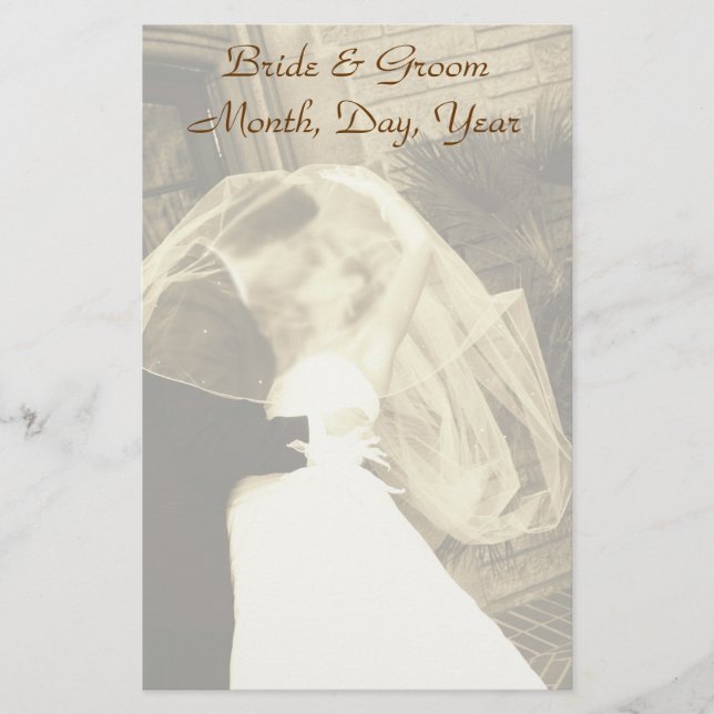 Papeterie de mariage personnalisée (Devant)