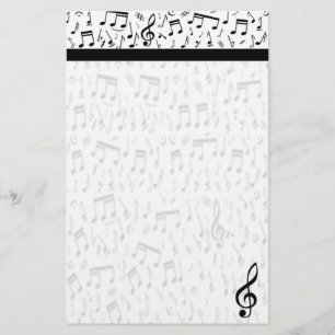 Papeterie de note de musique