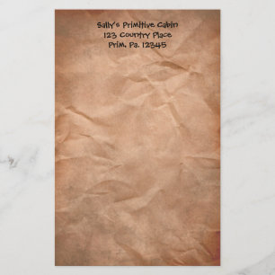 Papeterie de papier chiffonnée