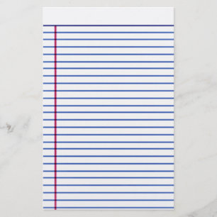 papeterie de papier rayée