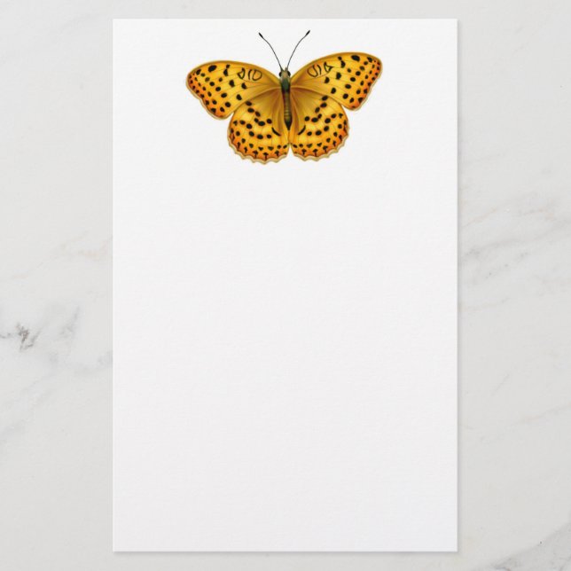 Papeterie de papillon de fritillaire d'Argynnis (Devant)