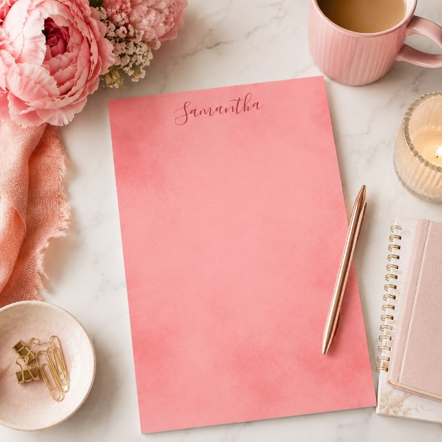 Papeterie de parchemin rose magnifique (Créateur téléchargé)