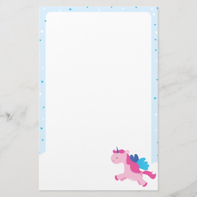 Papeterie de partie de licorne (Devant)