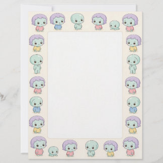 Papeterie de patients zombies Kawaii 