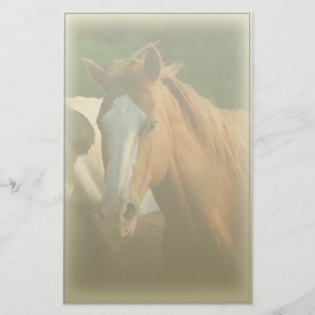 Papeterie de portrait de cheval (Devant)