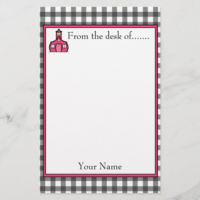 Papeterie de professeur de guingan (Devant)